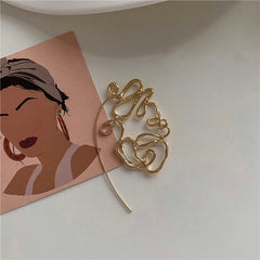 Abstract Line Art Earring