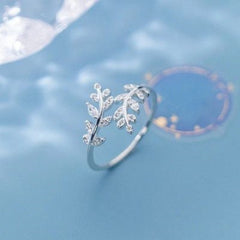 Leaf Branches Adjustable Ring