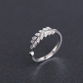 Leaf Branch Adjustable Ring