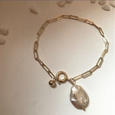 Large Baroque Pearl Bracelet