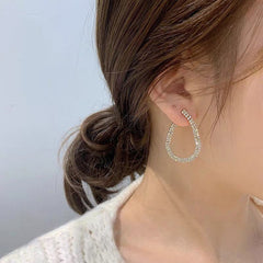 Luminous Cascade Teardrop Earrings