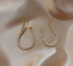 Luminous Cascade Teardrop Earrings