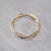Gold DNA Ring