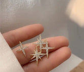 Eight-Pointed Star Earrings