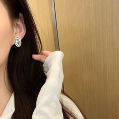 Enamel Flower Earrings