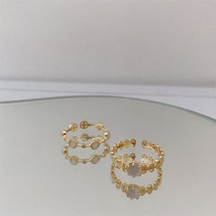 Cat Eye Stone Lace Ring