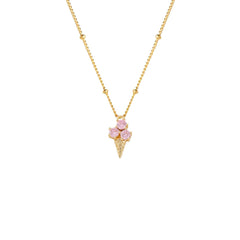Ice Cream Cone Necklace