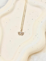 Gold Masquerade Necklace Mardi Gras Gold filled