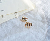 Minimalist Spiral Earrings