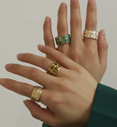 Geometric Enamel Ring