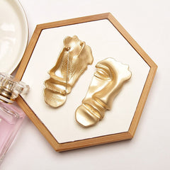 Greek Statue Face Earrings