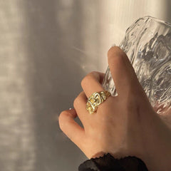 Foil Paper Texture Ring