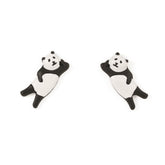 Lazy Panda Earrings