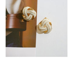 Infinity Triangle Earrings