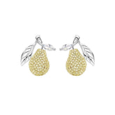 Golden Harvest Pear Diamond Earrings