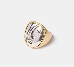 Muse of Modernism Picasso Face Statement Ring