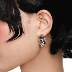 Floral Heart Earrings