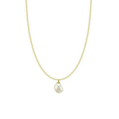 Elegant Baroque Pearl Necklace