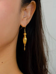 Boho Bottle Of Time Dangle Earrings