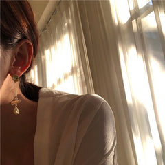 Baroque Splendor Pearl Dangle Earrings