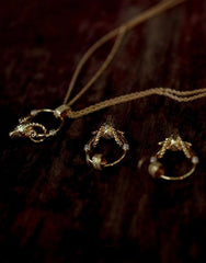 Luxurious Ram Design Real Gold Plated Anti-Tarnish Necklace