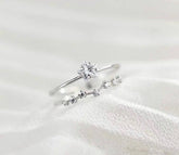 Sterling Silver Star Ring | Adjustable Ring | S925| Double Rings| Big Dipper| Romantic| Best gift for her| Galaxy