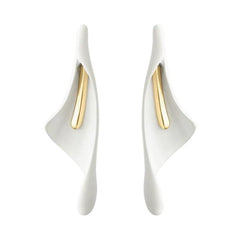 White Calla Lily Earrings