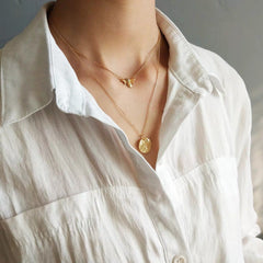 Bumble Bee & Honeycomb Necklace