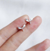 Tiny Angel Earrings| Studs| Angel wing earrings| Sterling Silver| Dainty| Gifts for kids| Cute|