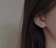 Violin and Clef Earrings| Cello Studs| Crystal earrings| Guitar | Sterling Silver| Mismatched earrings| Gifts for musicians | Cutest