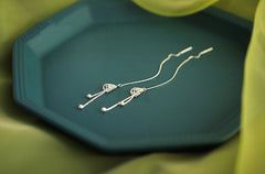 Silver bell dangle earrings | Wind Chime earrings | Tibetan silver bells| Elegant| Unique