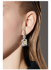 Yellow Diamond Ear Cuff| Treasure | Multiple ways to wear| Adjustable ring