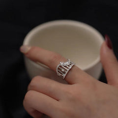 Roller coaster ring | Carnival ring| One of a kind | Statement ring| Adjustable