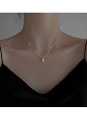 Water drop necklace| Tear drop