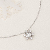 Snowflake Necklace| Sterling Silver
