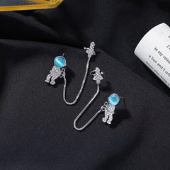 Rocket Earrings| Spaceship Studs| Astronaut | Galaxy | Space