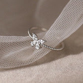 Silver Butterfly ring