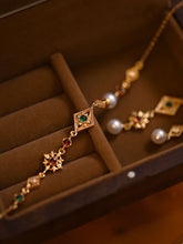 Starburst Bracelet| Dainty Pearl Bracelet | Adjustable Bracelet| Starry Night| Best gift for her