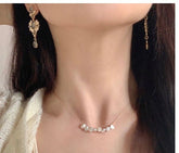 Minimalist Baroque Pearl Necklace ¨C A Touch of Understated Luxury