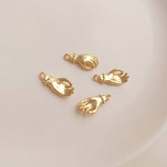 Gold Pinkie Promise Gesture Necklace Elegant Keepsake