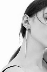 Sleek Tassel Dangle Earrings