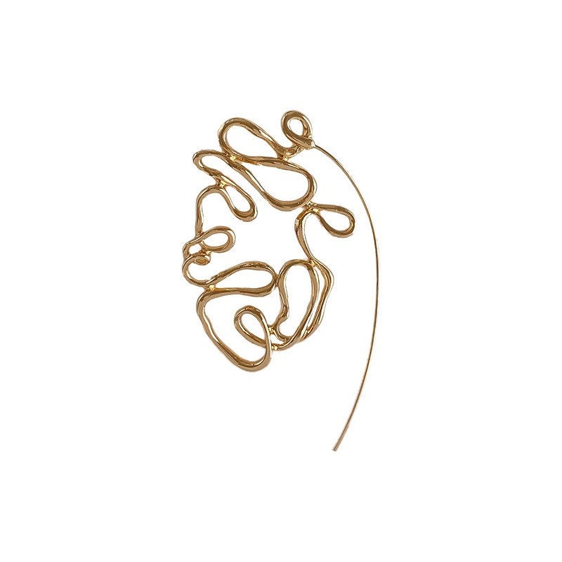 Abstract Line Art Earring