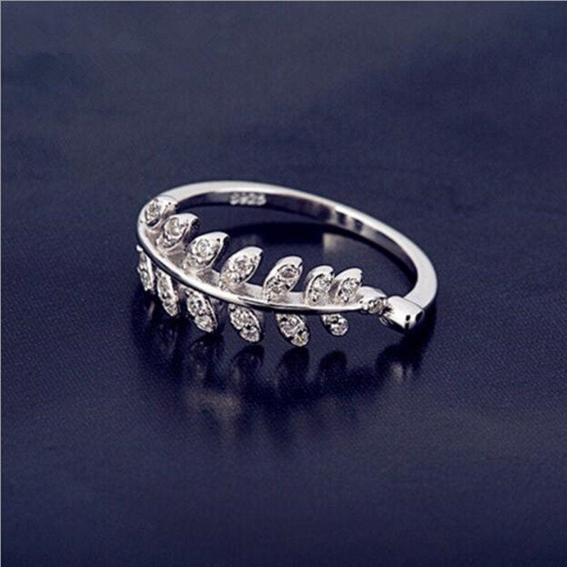 Leaf Branch Adjustable Ring