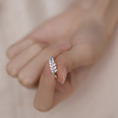 Leaf Branch Adjustable Ring