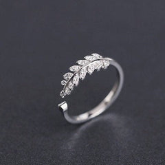 Leaf Branch Adjustable Ring