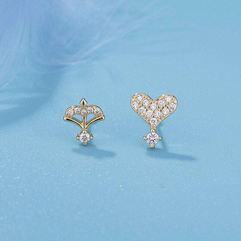 Arrowhead Heart Earrings