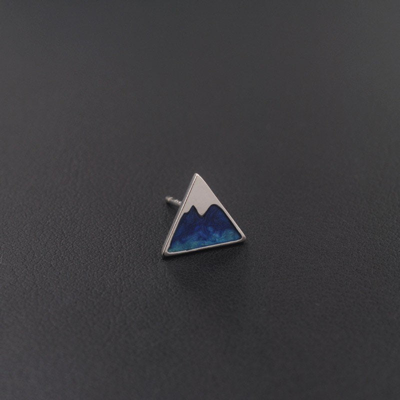 Mount Fuji Studs 925 Silver