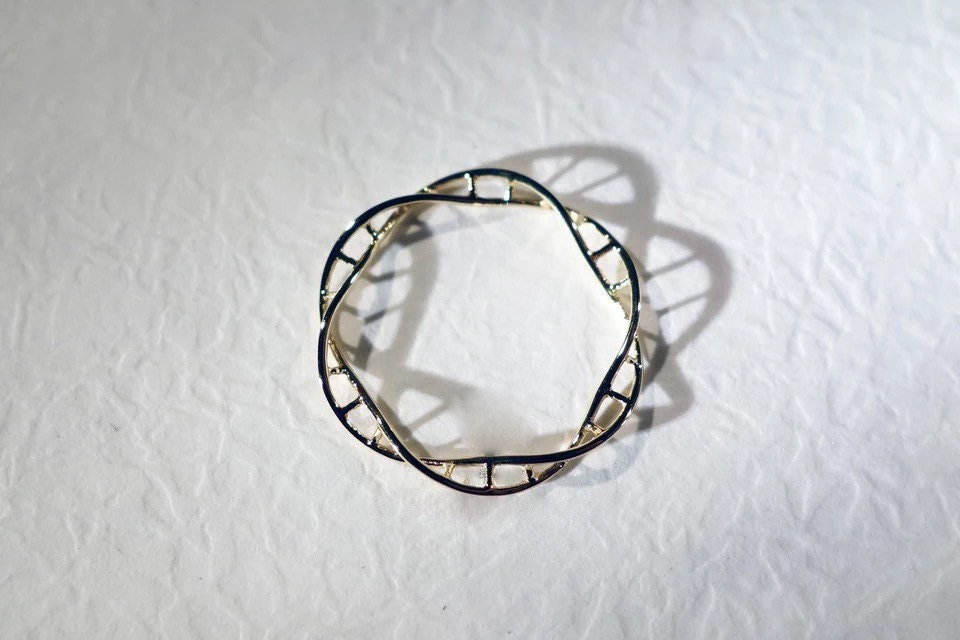 Gold DNA Ring