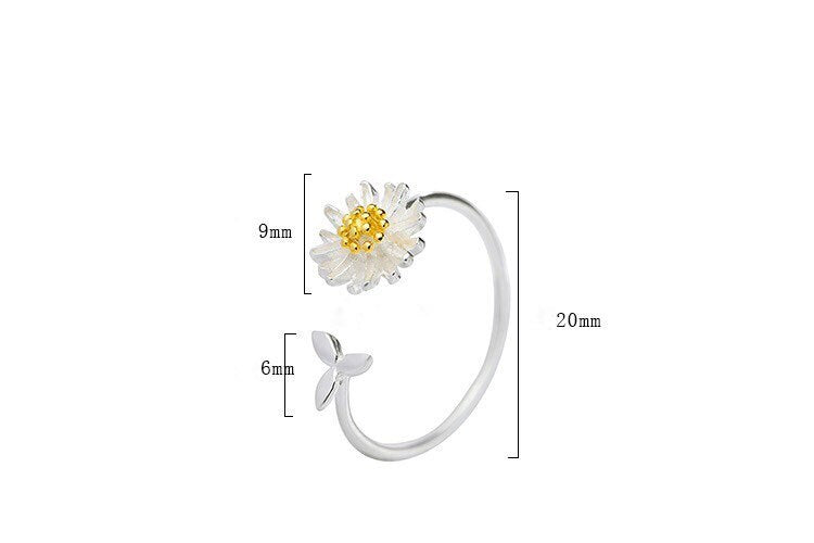 Dainty Daisy Ring