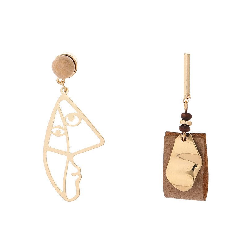 Cubism Face Earrings